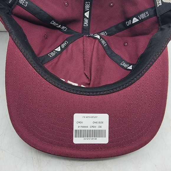 Poler Camp Vibes Im With Stuff Hat Casual Outdoors Camping Hiking Outdoors - Picture 10 of 11